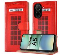 PIXFAB Case for Xiaomi Redmi A5, Leather Wallet Phone Case, Magnetic Book Flip Folio Cover [RFID Protection & 3 Card Slots] and [Kickstand] Case Cover for Xiaomi Redmi A5 - Telephone