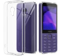 PIXFAB Clear Case for Nokia 235 4G (2024) / 220 4G (2024) / 215 4G, [Ultra Slim] Scratch Resistant TPU Gel Rubber Soft Skin Silicone [Protective Case] Cover