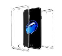 PIXFAB Compatible With Apple iPhone 7 Plus / 8 Plus - Clear Case 2 in 1 Front & Back Full Body Shock Proof Bumper Phone Case Cover 360 Degree Protection