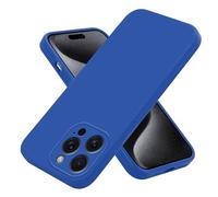 PIXFAB Compatible With iPhone 14 Pro Case, Slim Liquid Silicone Shockproof [Anti-scratch] Armor Case, Protective Soft Rubber Gel Phone Cover For iPhone 14 Pro - Blue