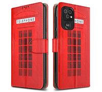PIXFAB For Doro 8100 Leather Phone Case, Magnetic Closure Full Protection Book Folio Design, Wallet Case Cover [Card Slots] and [Kickstand] For Doro 8100 - Telephone Box