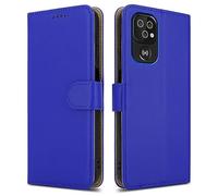 PIXFAB For Doro 8200 Leather Phone Case, Magnetic Closure Full Protection Book Folio Design, Wallet Case Cover [Card Slots] and [Kickstand] For Doro 8200 - Blue