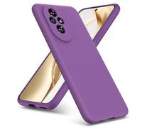 PIXFAB for Honor 200 Pro Case, Slim Liquid Silicone Shockproof [Anti-scratch] Armor Protective [Soft Touch] Rubber Gel Phone Cover compatible with for Honor 200 Pro - Purple