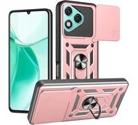 PIXFAB for Honor 400 Lite Case, Shockproof Case with Camera Lens Protection, Protective Ring Armour Phone Cover [Kickstand], Dual Layer Shock Absorption Phone Case for Honor 400 Lite - Rose Gold