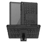 PIXFAB for Huawei MatePad T10s (10.1 Inch) 2020 Shockproof Tablet Case, Hybrid [Tough] Rugged Armor Protective Cover, Tablet Case Cover with Built-in [Kickstand] - Black