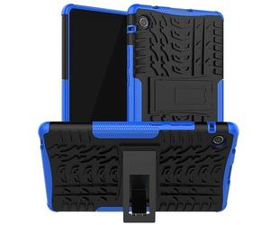 PIXFAB for Huawei MatePad T8 (8 Inch) 2020 Shockproof Tablet Case, Hybrid [Tough] Rugged Armor Protective Cover, Tablet Case Cover with Built-in [Kickstand] - Blue