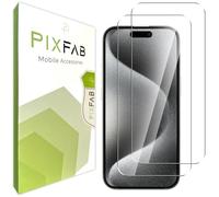 PIXFAB for iPhone 16 Plus Tempered Glass, Screen Protector Anti Scratch and Anti Shatter Film, [Case Friendly] HD Clear Premium, 9H Tempered Glass [Pack of 3]