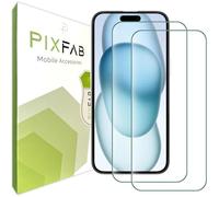 PIXFAB for iPhone 16 Pro Max Tempered Glass, Screen Protector Anti Scratch and Anti Shatter Film, [Case Friendly] HD Clear Premium, 9H Tempered Glass [Pack of 3]