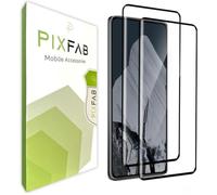 PIXFAB for Motorola Moto Edge 50 Fusion 5G - 3D Curved Tempered Glass Screen Protector Clear Full Screen 9H Hardness, [Durable] [Shatter Proof] And Scratch Resistant Screen Glass - [Pack of 2]