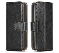 PIXFAB for Nokia 105 4G (2023) Case - Leather Wallet Phone Case, Magnetic Book Flip Folio Cover [Card Slots] and [Kickstand] Case Compatible with Nokia 105 4G (2023) - Black