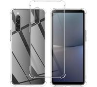 PIXFAB For Sony Xperia 10 V Clear Case, Shockproof [Ultra Slim] Scratch Resistant Gel Rubber Silicone [Protective Case] Phone Cover For Sony Xperia 10 V