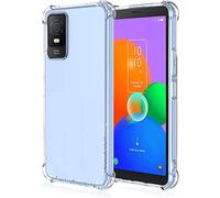 PIXFAB For TCL 403 Clear Case, Shockproof [Ultra Slim] Scratch Resistant Gel Rubber Silicone [Protective Case] Phone Cover For TCL 403 - Clear