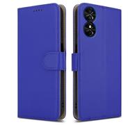 PIXFAB for TCL 50 SE Case - Leather Wallet Phone Case, Magnetic Book Flip Folio Cover [Card Slots] and [Kickstand] Case Compatible with TCL 50 SE - Blue