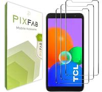 PIXFAB for TCL 501 Tempered Glass, Screen Protector Anti Scratch and Anti Shatter Film, [Case Friendly] HD Clear Premium, 9H Tempered Glass [Pack of 3]