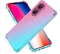 PIXFAB for Xiaomi Redmi A5, Shockproof [Ultra Slim] Scratch Resistant Gel Rubber Silicone [Protective Case] Gradient Phone Cover for Xiaomi Redmi A5 - Pink/Green