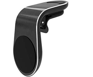 PIXFAB Magnetic Car Phone Holder, Compatible with Samsung Galaxy A41 SM-A415F (6.1"), Supports Most Smartphones, GPS Devices, Vent Mount, Black