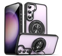 PIXFAB Phone Case for Samsung Galaxy S23 FE, Compatible with MagSafe Wireless Charging, [Camera Protection] Slim Fit Shockproof Military-Grade [Anti-Scratch], Samsung S23 FE Case cover - Black