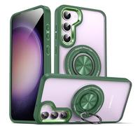 PIXFAB Phone Case for Samsung Galaxy S23 FE, Compatible with MagSafe Wireless Charging, [Camera Protection] Slim Fit Shockproof Military-Grade [Anti-Scratch], Samsung S23 FE Case cover - Green