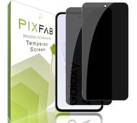 PIXFAB Privacy Tempered Glass for Samsung Galaxy S25 FE Screen Protector, [Anti Spy] Clear Full Screen 9H Hardness, [Shatter Proof] and Anti Scratch Screen Protector for Samsung S25 FE - [Pack of 2]