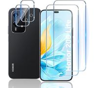 PIXFAB Screen Protector for Honor 200 Lite Tempered Glass + Camera Lens Protector, [4 in 1], 9H Anti Scratch and Anti Shatter Film, [Case Friendly] HD Clear Premium, [2 Pack each]