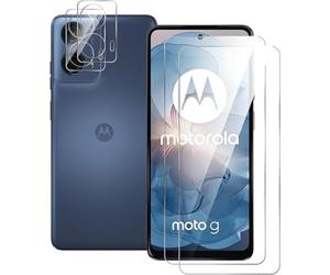 PIXFAB Screen Protector for Motorola Moto Edge 50 Fusion 5G Tempered Glass + Camera Lens Protector, [4 in 1], 9H Anti Scratch and Anti Shatter Film, [Case Friendly] HD Clear Premium, [2 Pack each]