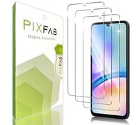PIXFAB Screen Protector for Samsung Galaxy A06 Tempered Glass, Anti Scratch and Anti Shatter Film, [Case Friendly] HD Clear Premium, 9H Tempered Glass [Pack of 3]
