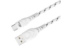 PIXFAB USB C Charging Cable For Doro 8100/8200 / 8050/8080 / 8035, [Type C] Fast Charging Cable [Nylon Braided], USB A - Type C Charger Cable 2M - White