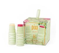 Pixi Beauty +Hydra LipTreat Duo Holiday Ornament | Gift Set Contains Two Hydrating Tinted Lip Balms in Shades Rosette & Clear | 2 pack of 0.16 oz / 4.8 g