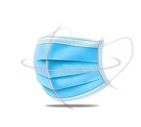 PIXI Creations 50pcs Disposable Masks - Non Woven, Hypoallergenic, Breathable Face Mask with Elastic EarLoops