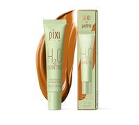 Pixi H2O SkinTint | Tinted Face Gel Moisturizer | Lightweight Hydrating Coverage with Hyaluronic Acid | Evens Skin Tone & Reduces Redness | Oil-Free Dewy Finish | Mocha | 1.2 fl oz