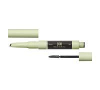 Pixi Natural Brow Duo - Soft Black, Precision Pencil & Tinted Gel, Waterproof Brow Shaper For All-Day Hold, Paraben-Free, 0.2Oz