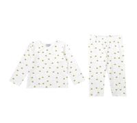 Pixie Dixie Bee Crew Neck Pyjamas in White | Size: 1-2 Years Pixie Dixie White 1-2 Years