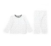 Pixie Dixie Spot Crew Neck Pyjamas in White | Size: 9-10 Years Pixie Dixie White 9-10 Years