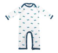 Pixie Dixie Train Sleepsuit in White | Size: 6-9 m Pixie Dixie White 6-9 m