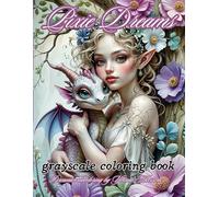 pixie dreams: A Dreamy Grayscale Coloring Book for Adults Filled with Whimsical Pixies and Their Fantasy Friends