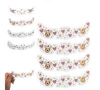 Pixie Dust Festive Freckles,Christmas Sparkle Face Makeup Patche,Fairy Glitter Fake Freckles Face Tattoos,Sparkle Makeup Patches,Temporary Tattoo Stickers Festival Party Easy to Remove (#A, 8pcs)