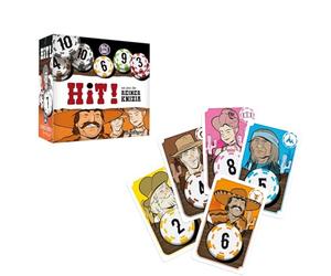 Pixie Games - Hit! - Card Game for the Whole Family | Stop or Again | Wild West Atmosphere | Bluff, Risk Taking & Crazy Laughs | 2 to 5 Players | From 8 Years