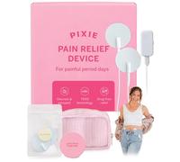 Pixie Period Pain Relief Device - Best PMS Relief Simulator with TENS Technology - Thinnest Wearable Tens Unit - Unnoticeable Under Clothes - Menstrual Cramp Comfort for Feminine Care