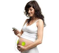 Pixie Tunes Premium Award-Winning Baby Bump Headphones. #1 Pregnancy Speakers to Play Music, Sound and Talk to Your Baby in The Womb. Crystal Clear Surround Sound Quality, Green