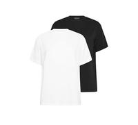 PixieGirl Petite 2 Pack Chocolate Brown & Navy Blue Cotton Oversized T-Shirts Petite