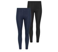 Pixiegirl Petite 2 Pack Cotton Leggings In Dark Navy Dark Navy