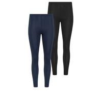 PixieGirl Petite 2 Pack Navy Blue & Black Cotton Leggings Petite