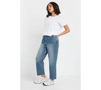 Pixiegirl Petite Ankle Grazer Straight Leg Jeans In Blue Blue 8