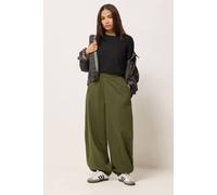 Pixiegirl Petite Balloon Joggers In Olive Olive