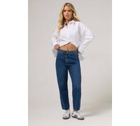 Pixiegirl Petite Barrel Leg Jeans In Blue Blue
