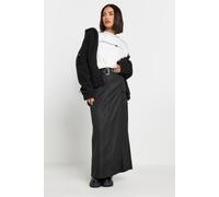 Pixiegirl Petite Belted Utility Maxi Skirt In Black Black 14