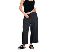 PixieGirl Petite Black Acid Wash Cropped Trousers Petite