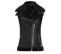 PixieGirl Petite Black Aviator Gilet Petite