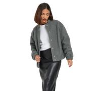 PixieGirl Petite Black Boucle Bomber Jacket Petite