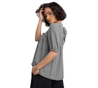 PixieGirl Petite Black Gingham Tie Back Top Petite